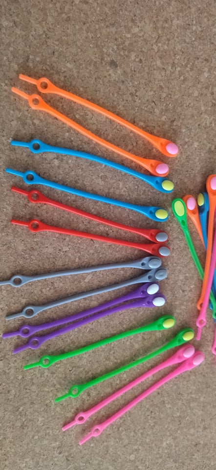 Elastické šnúrky fialové