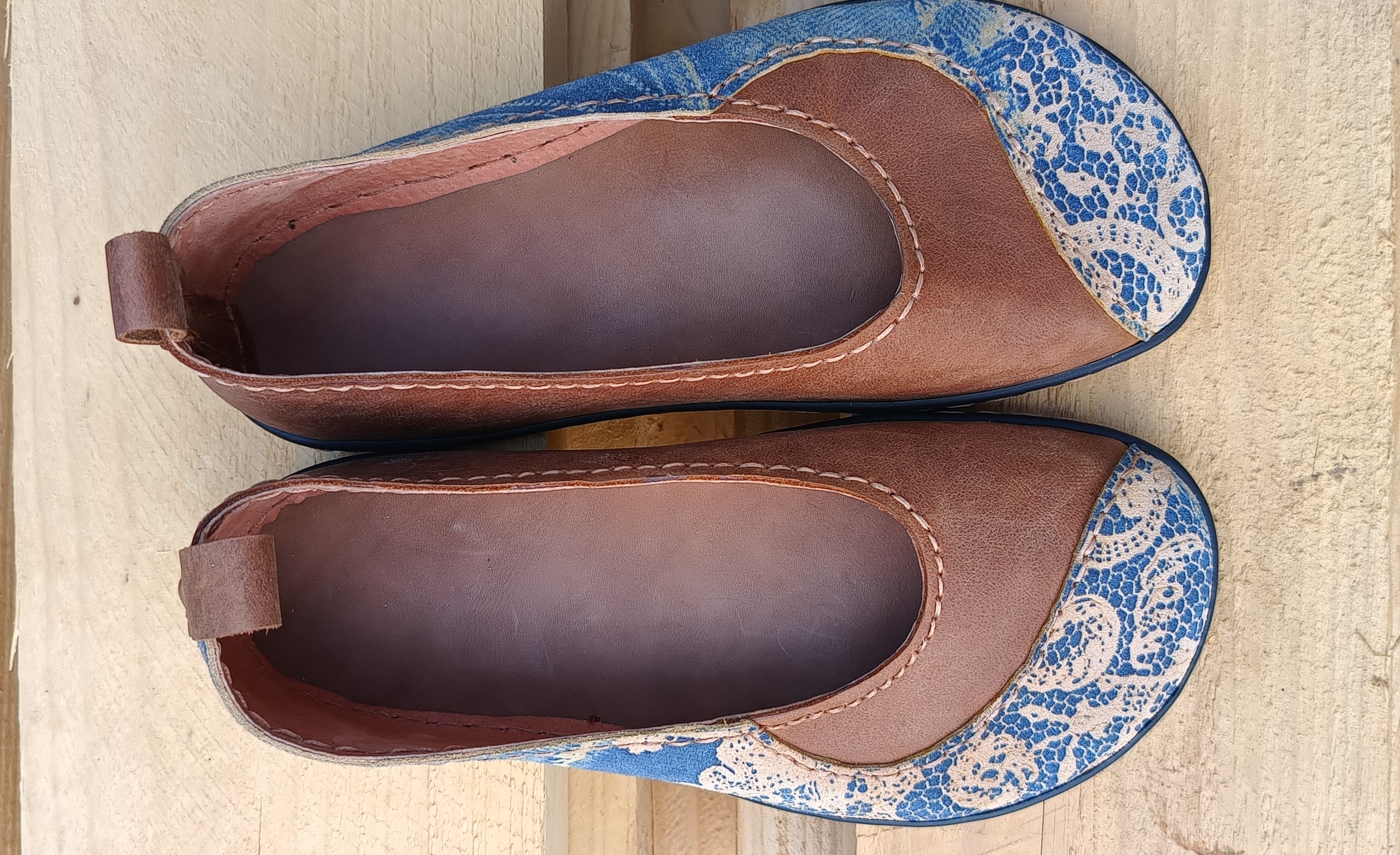 Barefoot Hnedý Denim veľ. 38