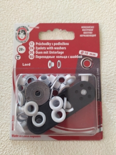 Priechodky - biele 5,5x5x10 mm