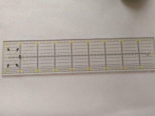 Pravítko patchwork 45x10 cm