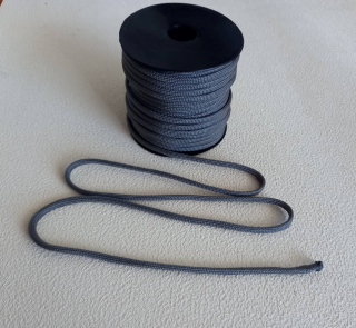 Paracord 4mm sivá