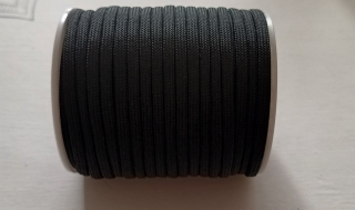 Paracord 4mm čierna